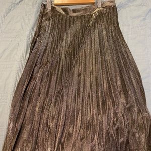 Lulus Gold Skirt